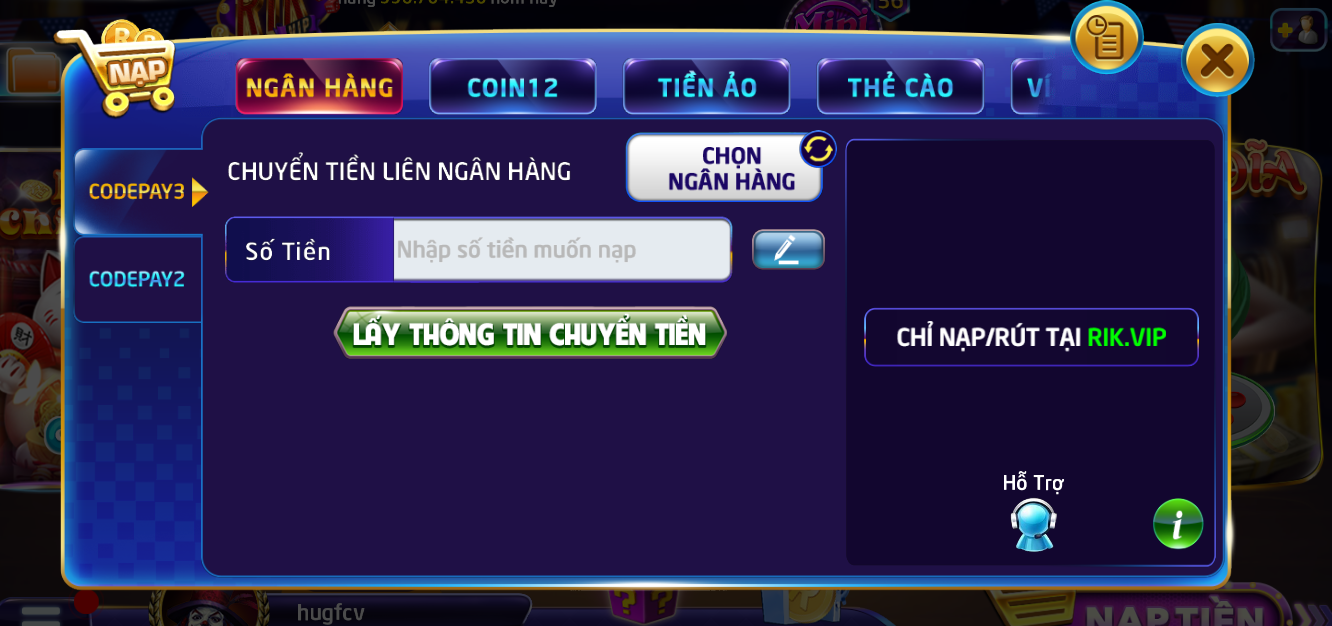 Hình thức thanh toán qua ngân hàng trực tuyến